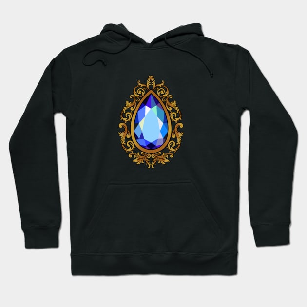 Ornate gemstone Hoodie by NicoleHarvey